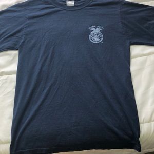 navy blue t-shirt